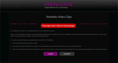 Desktop Screenshot of festelletv.com